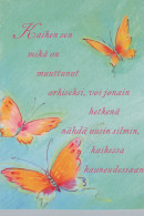Delcampe - Finland Colorful Butterflies Art Card Finnish Inspirational Unposted #SDS200 - Werbepostkarten