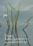 Delcampe - Finland Water Plant Small White Flower Charity Benefitting Unposted #SDS206 - Werbepostkarten