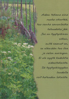 Delcampe - Finland Modern With Inspirational Finnish Poem And Rustic Fence #SDS205 - Werbepostkarten