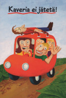 Delcampe - Finland Humorous Cartoon Friends In Car Nobody Left Behind Esko #SDS189 - Valentinstag