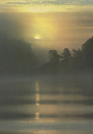 Delcampe - Finland Pro Natura Misty Lake Landscape Sunset Wwf Nature Unposted #SDS169 - Werbepostkarten