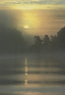 Delcampe - Finland Misty Lake Sunset Landscape PR Kortti Wwf Nature Unposted #SDS167 - Werbepostkarten