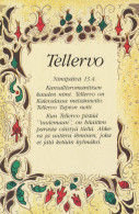 Delcampe - Finland Finnish Name Day Tellervo Kalevala Folklore Decorative #SDS110 - Werbepostkarten