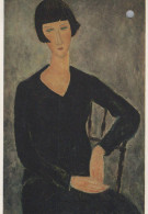 Delcampe - Finland Amedeo Modigliani Woman Sitting In A Blue Dress Art Moderna #SDS069 - Werbepostkarten