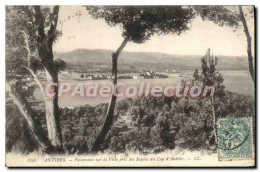 Delcampe - CPA Antibes Panorama Sur La Ville Pris Des Sapins Du Cap D'Antibes - Cap D'Antibes - La Garoupe