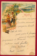 Delcampe - SP1054 MENU CACAO SUCHARD SOLUBLE CHOCOLAT - LA CORSE - AJACCIO - Menú