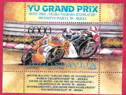 Delcampe - YOUGOSLAVIE Moto, Motos, Yvert BF N°33 ** Neuf Sans Charnière - Motorräder