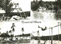 Delcampe - Neudorf Harzgerode Birnbaumteich Mit Zeltplatz Kinderspielplatz - Harzgerode