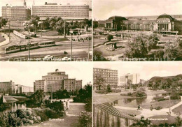 Delcampe - LEIPZIG Sachsen Interhotel Stadt Leipzig Hauptbahnhof Opernhaus Schwanenteich - Leipzig