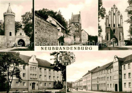 Delcampe - Neubrandenburg Teilansichten Fangelturm Stadtmauer Neues Tor - Neubrandenburg