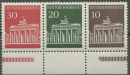 Delcampe - Bund 1967 Brandenburger Tor Zusammendruck W 26.1 UR (4 Mm Abstand) Postfrisch - Zusammendrucke