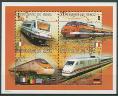 Delcampe - Niger 1997 Eisenbahn Lokomotiven 1294/97 K Postfrisch (C29079) - Niger (1960-...)