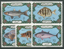 Delcampe - Libyen 1973 Fische Meeräsche Barsch Thunfisch 442/46 A Postfrisch - Libyen