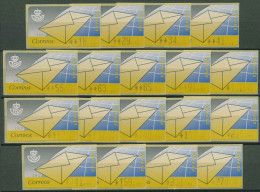 Delcampe - Spanien 1994 Automatenmarken Brief, Satz 18 Werte ATM 9.1 Postfrisch - Ungebraucht