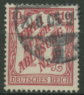 Delcampe - Deutsches Reich Dienstmarken 1905 Für Baden D 12 Gestempelt - Service