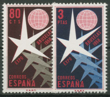 Delcampe - Spanien 1958 Weltausstellung Brüssel 1117/18 Postfrisch - Ungebraucht