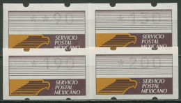 Delcampe - Mexiko 1990 Automatenmarken Satz 90/130/190/200, ATM 1 Z Postfrisch - Mexiko