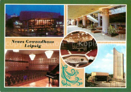 Delcampe - LEIPZIG Sachsen Neues Gewandhaus Foyer Kleiner Saal Grosser Saal Hochhaus Der Ka - Leipzig