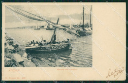 Delcampe - Trapani Città Pescatori Barche Cartolina VK1889 - Trapani