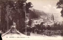 Delcampe - Mende - Allee Piencourt - CPA - Mende