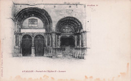 Delcampe - 89 AVALLON PORTAIL DE L EGLISE ST LAZARE - Avallon