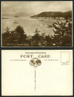 Delcampe - OBAN BAY & MORVERN HILLS Ships Boats Panorama Old Real Photo Postcard Argyllshir - Non Classés