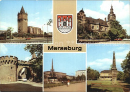 Delcampe - Merseburg Saale Kulturhaus Krummes-Tor Gagarinplatz Schlossgarten - Merseburg