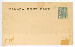 Delcampe - Canada 1930 Mint Postal Card; Unitrade UX43b - 1c. King George V - 1903-1954 Rois