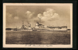 Delcampe - AK SM Panzerkreuzer Seydlitz - Warships