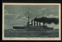 Delcampe - AK Grosser Kreuzer SMS Yorck - Warships