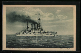 Delcampe - AK Linienschiff SMS Schleswig-Holstein - Warships