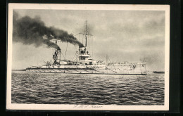 Delcampe - AK SMS Kaiser In Voller Fahrt - Warships