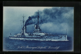 Delcampe - AK Linienschiff SMS Prinzregent Luitpold - Warships