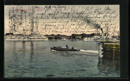 Delcampe - AK Wilhelmshaven, Kriegsschiffe Im Kriegshafen - Warships