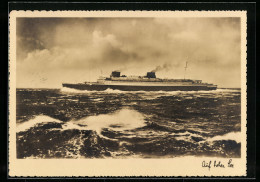 Delcampe - AK Express-Passagierschiff Bremen Des Nordd. Lloyds Auf Hoher See - Dampfer