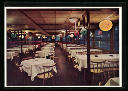 Delcampe - AK Salonschiff Undine Mit Restaurant An Deck - Autres & Non Classés