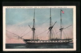 Delcampe - AK Segelschiff U.S.S. Constitution, US Navy - Warships