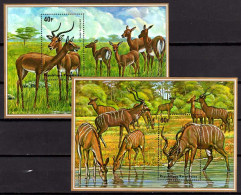 Delcampe - Belgisch Congo Belge - Belgian Congo - Rwanda 1975 N° BL44/45 MNH Complete Set Animals - Animaux - Dieren C55.00Eu - Unused Stamps