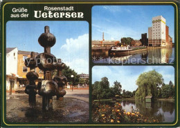 Delcampe - Uetersen Skulptur Schiffsliegeplatz Schwanenteich - Uetersen