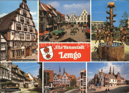 Delcampe - Lemgo Lippe NRW Hexenbuergermeisterhaus Marktplatz Kanzler Brunnen Alte Fachwerk - Lemgo