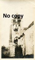 Delcampe - PHOTO FRANCAISE - LES RUINES DE L'EGLISE DE VIEL ARCY PRES DE  DHUIZEL - BOURG ET COMIN AISNE 1915 - GUERRE 1914 1918 - Guerra, Militari