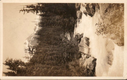 Delcampe - Glacier, B.C. – Cascade Et Rochers En Forêt De Montagne, RPPC – Carte Postale Ancienne – Circulée 1928 - Other & Unclassified