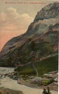 Delcampe - Field, B.C. – Mt. Stephen & Kicking Horse River, Vue Panoramique – Carte Postale Ancienne – Vers 1910 – Novelty Mfg., Mo - Sonstige & Ohne Zuordnung