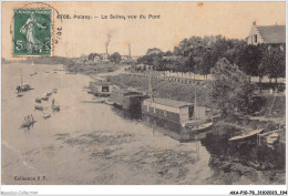 Delcampe - AKAP10-1102-78 - POISSY - La Seine - Vue Du Pont - Poissy