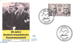 Delcampe - Germany, Federal Republic 1988 French-German Co-operation 1v, Joint Issue France, First Day Cover, History - Various -.. - Cartas & Documentos