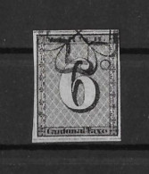 Delcampe - 1843 KANTONALPOST ZÜRICH ► Zürich 6, 2S (92.Marke, T.II) Top Stück Mit Attest Von Der Weid - 1843-1852 Kantonalmarken Und Bundesmarken