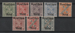 Delcampe - DR: Dienstmarkensatz 57 - 64, ** (MNH) - Service
