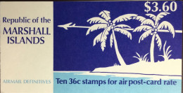 Delcampe - Marshall Islands 1989 $3.60 Aircraft Booklet MNH - Marshall