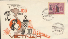 Delcampe - VIETNAM Lettre De SAIGON 18 Sept 1967 - Vietnam