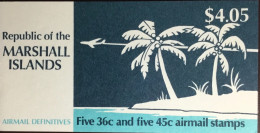 Delcampe - Marshall Islands 1989 $4.05 Aircraft Booklet MNH - Marshall